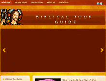 Tablet Screenshot of biblicaltourguide.com